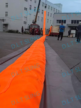 DLT Successfully Completed the Production of an 800T × 100M Round Sling for a Heavy Lifting Project